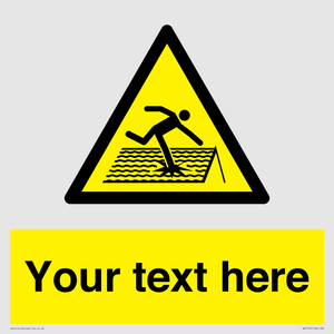 Custom Figure on Roof Sign